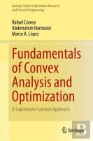 Fundamentals Of Convex Analysis And Optimization