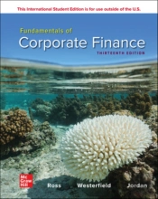 Fundamentals Of Corporate Finance Ise