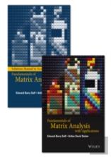 Fundamentals Of Matrix Analysis With Applications Set