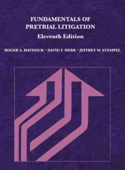 Bertrand.pt - Fundamentals Of Pretrial Litigation