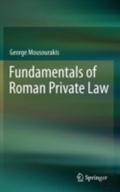 Fundamentals Of Roman Private Law