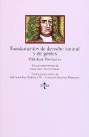 Fundamentos Derecho Natural Y De Gentes