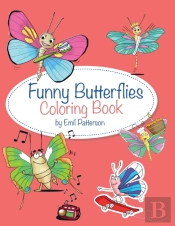 Funny Butterflies Coloring Book