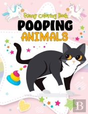 Funny Coloring Book Pooping Animals