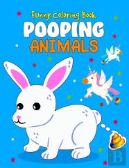 Funny Coloring Book Pooping Animals