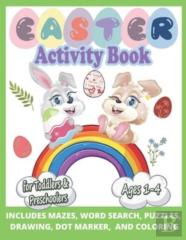 Funny & Happy Easter Coloring And Activity Book For Toddlers And Preschoolers Gift