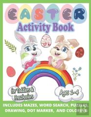 Funny & Happy Easter Coloring And Activity Book For Toddlers And Preschoolers Gift