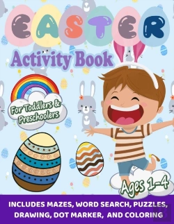 Bertrand.pt - Funny & Happy Easter Coloring And Activity Book For Toddlers And Preschoolers Gift