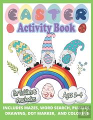 Funny & Happy Easter Coloring And Activity Book For Toddlers And Preschoolers Gift