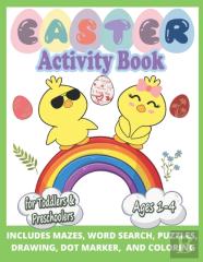 Funny & Happy Easter Coloring And Activity Book For Toddlers And Preschoolers Gift