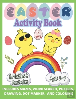 Bertrand.pt - Funny & Happy Easter Coloring And Activity Book For Toddlers And Preschoolers Gift