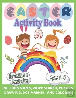 Bertrand.pt - Funny & Happy Easter Coloring And Activity Book For Toddlers And Preschoolers Gift