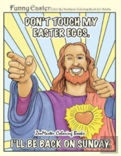 Funny Easter Color By Numbers Coloring B