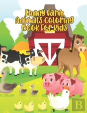 Funny Farm Animals Coloring Book For Kids