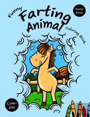 Funny Farting Animals Coloring Book
