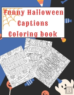Bertrand.pt - Funny Halloween Captions  Coloring Book