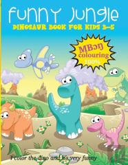 Funny Jungle Dinosaur Book For Kids 3-5