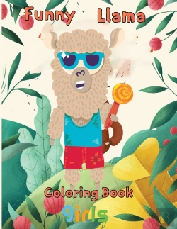 Bertrand.pt - Funny  Llama Coloring Book    Girls