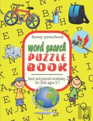 Funny Preschool Word Search Puzzle Book , Basic And General Vocabulary For Kids Ages 3_7