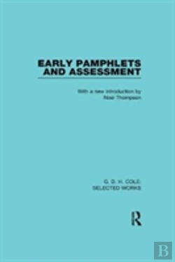 Bertrand.pt - G. D. H. Cole: Early Pamphlets & Assessment (Rle Cole)