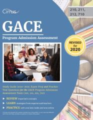 Gace Program Admission Assessment Study Guide 2020-2021