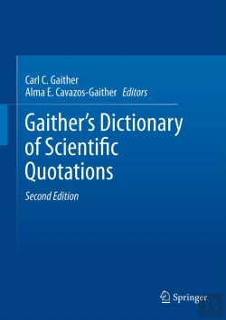 Bertrand.pt - Gaither'S Dictionary Of Scientific Quotations