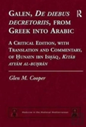 Galen, De Diebus Decretoriis, From Greek Into Arabic