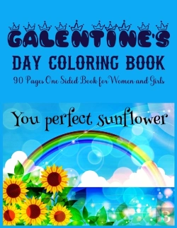 Bertrand.pt - Galentine'S Day Coloring Book 90 Pages One Sided Book For Women And Girls