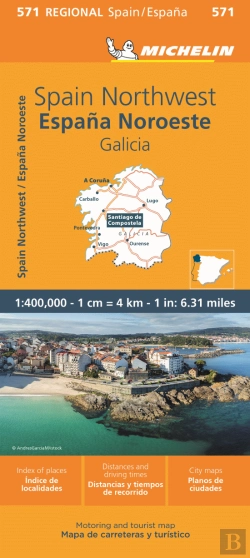 Bertrand.pt - Galicia - Michelin Regional Map 571