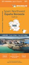 Galicia - Michelin Regional Map 571