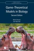 Game-Theoretical Models In Biology