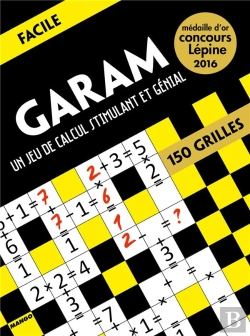 Bertrand.pt - Garam ; Niveau Facile ; Un Jeu De Calcul Stimulant Et Génial ; 150 Grilles