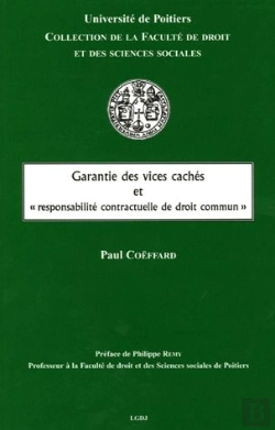 Bertrand.pt - Garantie Des Vices Cachés Et « Responsabilité Contractuelle De Droit Commun »