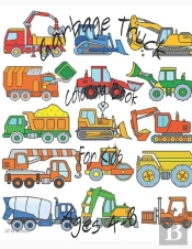 Garbage Truck Coloring Book For Kids Ages 4-8