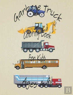 Bertrand.pt - Garbage Truck Coloring Book For Kids Ages 4-8