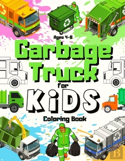 Bertrand.pt - Garbage Truck Coloring Book For Kids Ages 4-8