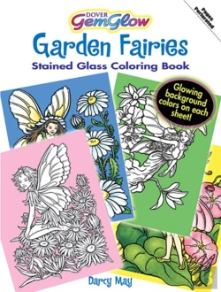 Bertrand.pt - Garden Fairies Stained Glass Coloring Book