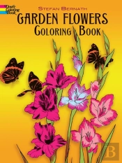 Garden Flowers Coloring Book
