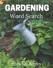Gardening Word Search Book For Adults