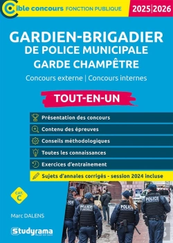 Bertrand.pt - Gardien-Brigadier De Police Municipale Garde Champêtre : Catégorie C ; Concours Externe - Concours Internes (Édition 2025/2026)