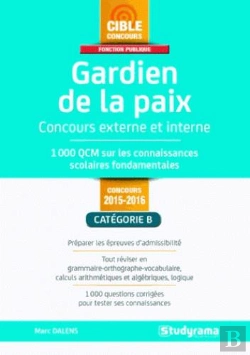 Bertrand.pt - Gardien De La Paix (Concours Externe Et Interne)-1000 Qcm Sur Les Connaissance