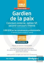 Gardien De La Paix (Concours Externe,Option Sp,Second Concours Interne)-1000