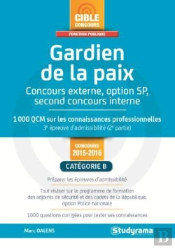 Bertrand.pt - Gardien De La Paix (Concours Externe,Option Sp,Second Concours Interne)-1000