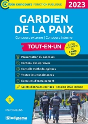 Gardien De La Paix  Tout-En-Un : Catégorie B ; Concours (Édition 2023)