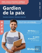 Gardien De La Paix - Tout-En-Un Visuel 2026-2027 (Concours Externe - Concours Interne) : 80 Fiches Pour Préparer Mon Concours