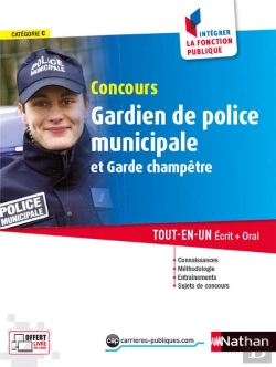 Bertrand.pt - Gardien De Police Municipale Et Garde Champetre Cat C N  4 - Integrer La Fonction Publique - 2017