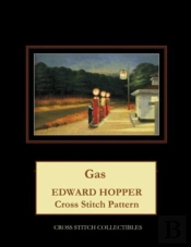 Gas: Edward Hopper Cross Stitch Pattern