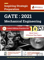 Gate Mechanical Engineering 2021 - 10 Mock Tests + 10 Previous Years' Solved Papers