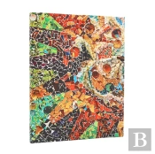 Gaudiâ€™S Sun (Gaudiâ€™S Mosaics) Ultra Address Book (Wrap Closure)
