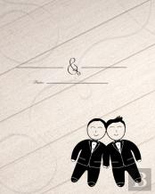 Gay Wedding Guest Book